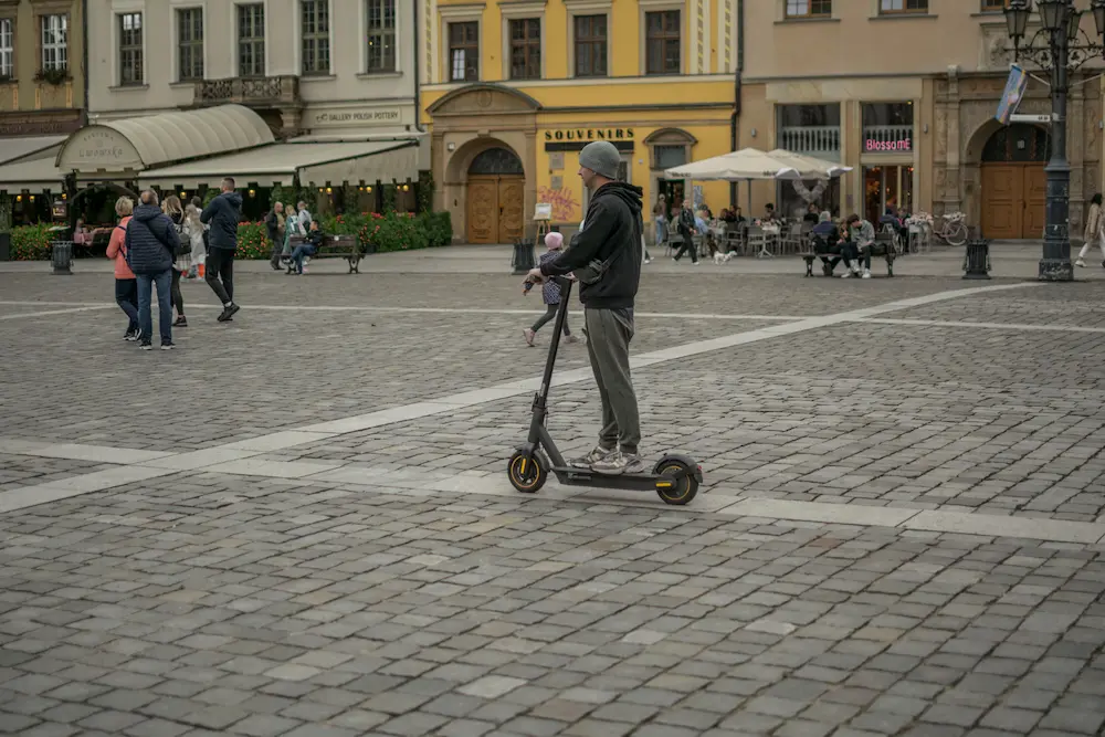 prêt d'une trottinette électrique